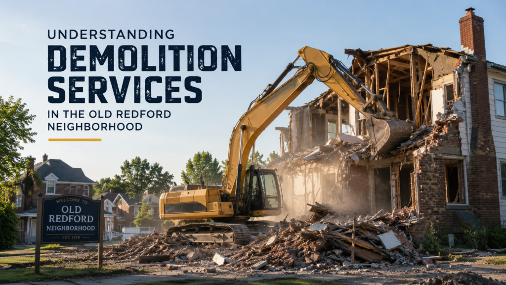 Understanding Demolition Services in the Old Redford Neighborhood